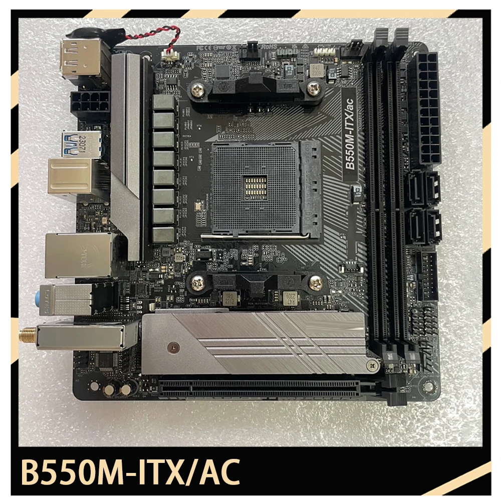 Motherboard LGA1200 DDR4 Mini-ITX DDR4 M.2 10th and 11th generations B550M-ITX/AC