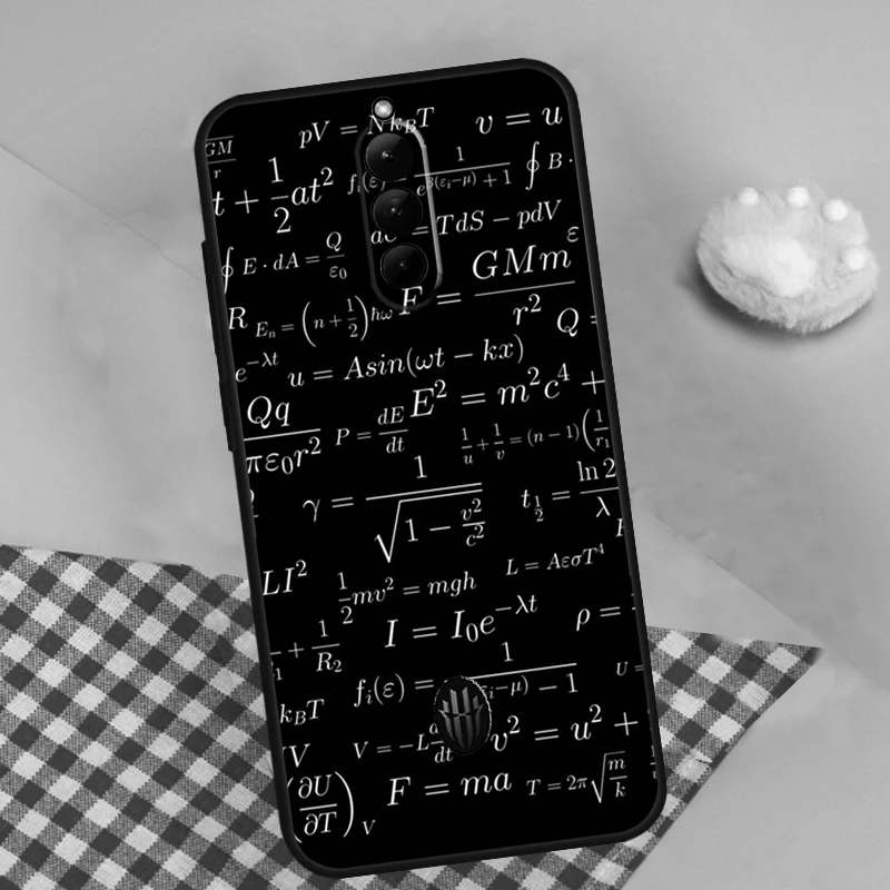 حافظة صيغة الرياضيات لعلوم الفيزياء لهاتف ZTE Nubia Red Magic 10 Air 5G 6R 6 7 6S 7S Pro RedMagic 9S 8s 8 9 10 Pro Plus