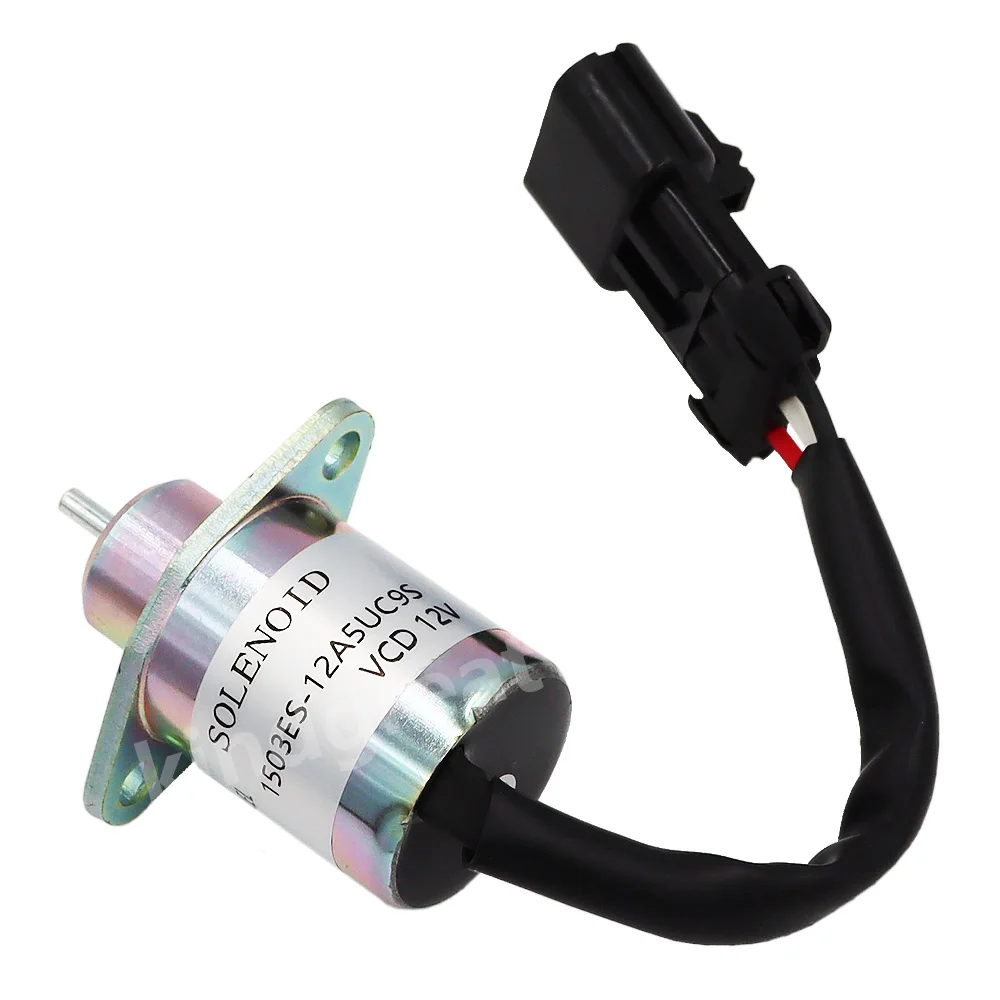 12V For Kubota CT4.91-V1505 CT3.69-D1105 Thermo King SA-4561-T Fuel Shutdown Solenoid Valve 1503ES-12A5UC9S