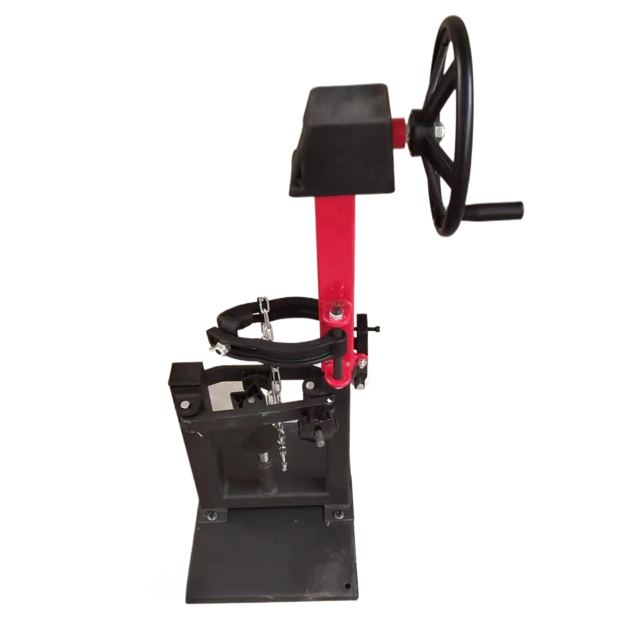 

Hand-cranked shock absorber spring disassembly and assembly machine, shock absorber spring disassembly and assembly machine