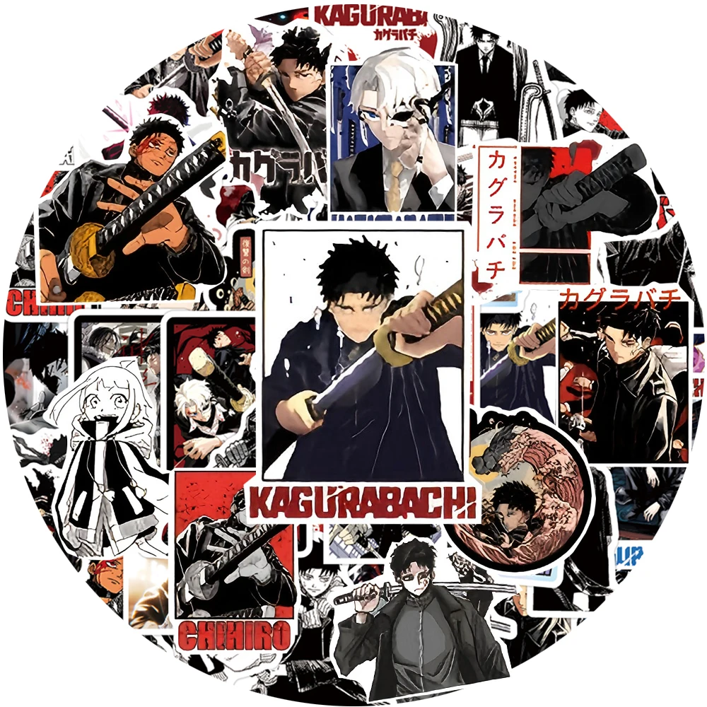 

10/30/55pcs Cartoon Anime Kagurabachi Stickers Japan Manga Decals Luggage Guitar Laptop Bike Cool Waterproof Sticker Classic Toy