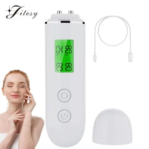 Skin Hydration Tester Monitor - Professional Portable Digital Corneometer Facial Moisture Analyzer Meter Tools Moisture Tester Skin Oil Digital Detection Analyzer Pen