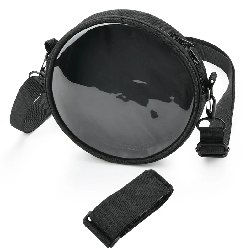 Universal CD Player Protective Case Portable Storage Bag TPU Transparent Touchable CD Player Adjustable Shoulder Crossbody Bag