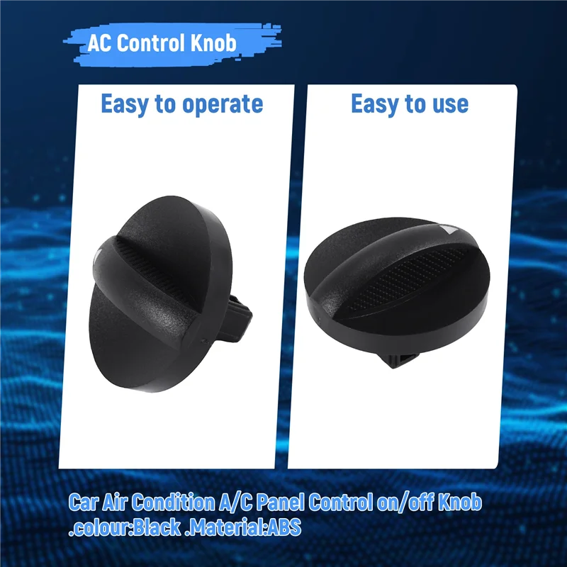 

Car Air Condition A/C Panel Control Switch Knob Black For Toyota Hilux Vigo 2004-2011 55905-0K011 559050K011