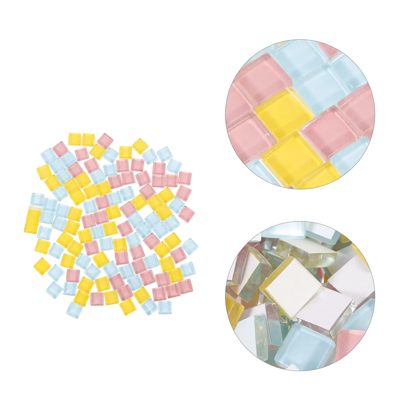 

300Pcs Crystal Glass Mosaic Irregular Fragments DIY Crafts Supplies Home Decor Tiles for Crafts Stones Delicate Tiles