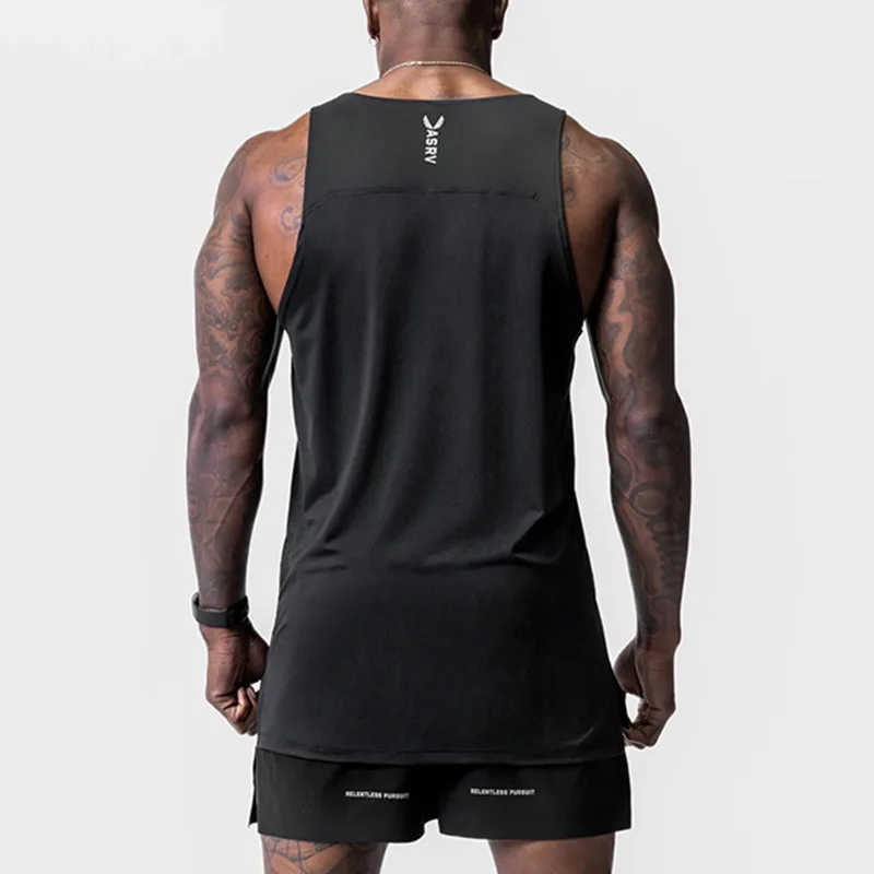 Men's Gym Tank Top Bodybuilding Sleeveless Shirt Quick Dry Fitness Vest Workout Stringer Running Sport Muscle Undershirt Singlet