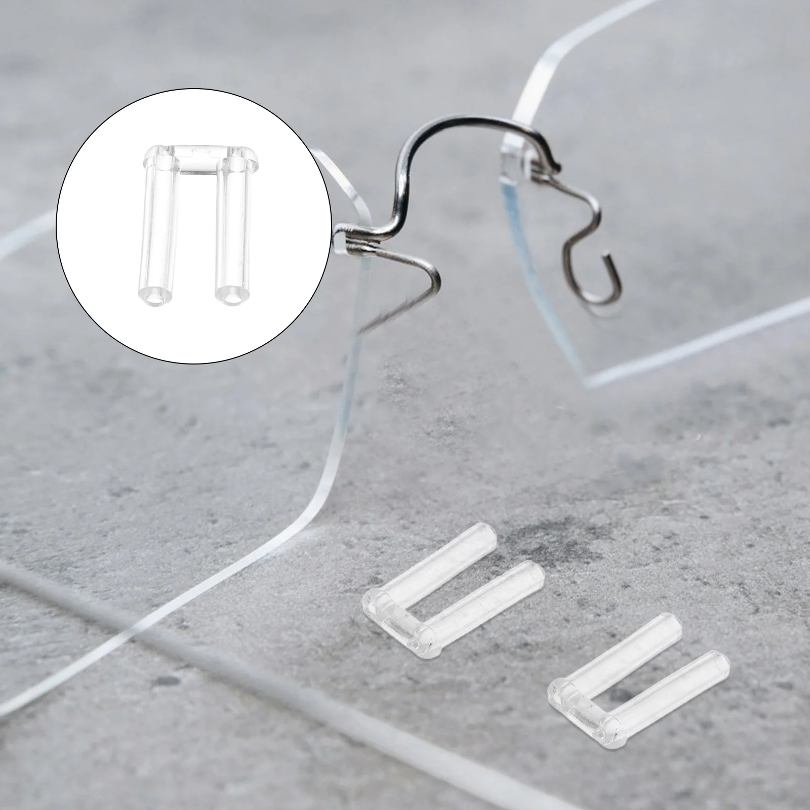 

200pcs Lens Fastening Plugs For Rimless Glasses Waterproof Eyeglass Holder Repair Tool Spare Parts Eyewear Repair Tools