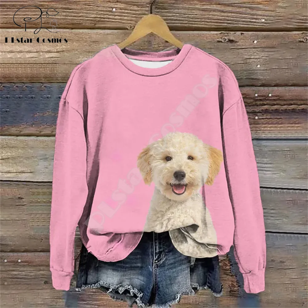Christmas Santa Claus Cat Dog Knitted Ugly Sweater Graffiti Retro Vintage 3DPrint Pullover Harajuku Casual Funny Streetwear X7