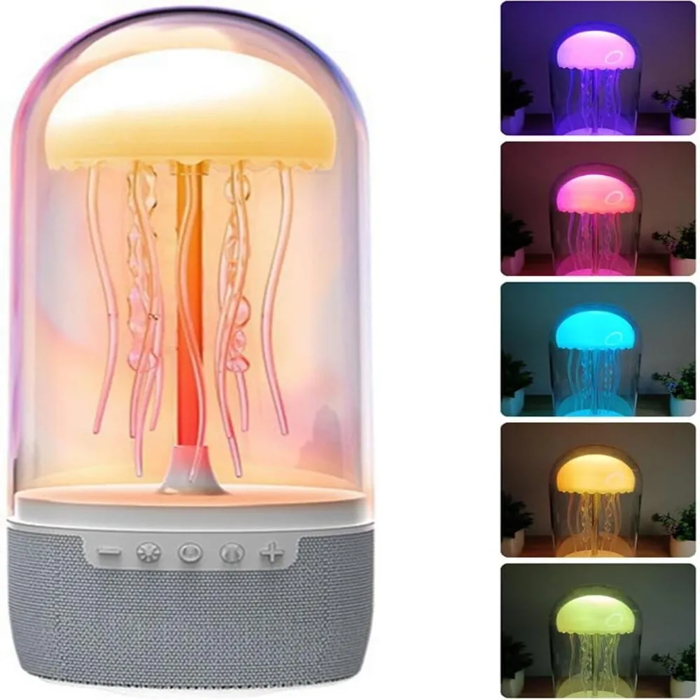 Color Changing LED Jellyfish Speaker Bluetooth LED Seven Color Jellyfish Bluetooth Speaker Jellyfish Mood Lamp Lamp Speaker