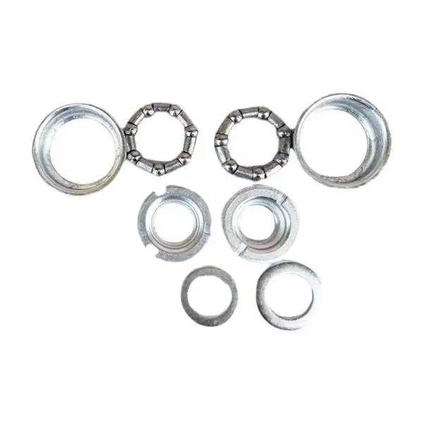Kids Bike Bottom Bracket Cup Set Steel Bearings Included Easy Install Cycling Accessories for Children Bicycles