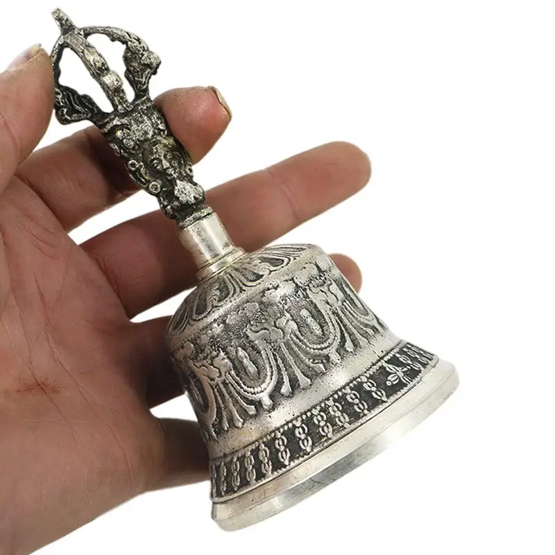 

Tibetan Buddhist Meditation Hand Bell Hand Bell Prayer Bells Hand Bell Meditation & Prayer Bells Dorje Set Home Decoration For