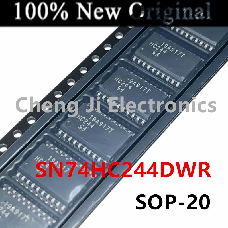 10 teile/los sn74hc244dwr hc244 、 sn74hc245dwr hc245 、 sn74hc373dwr hc373 SOIC-20 neuer originaler 8-Wege-D-Latch-Chip