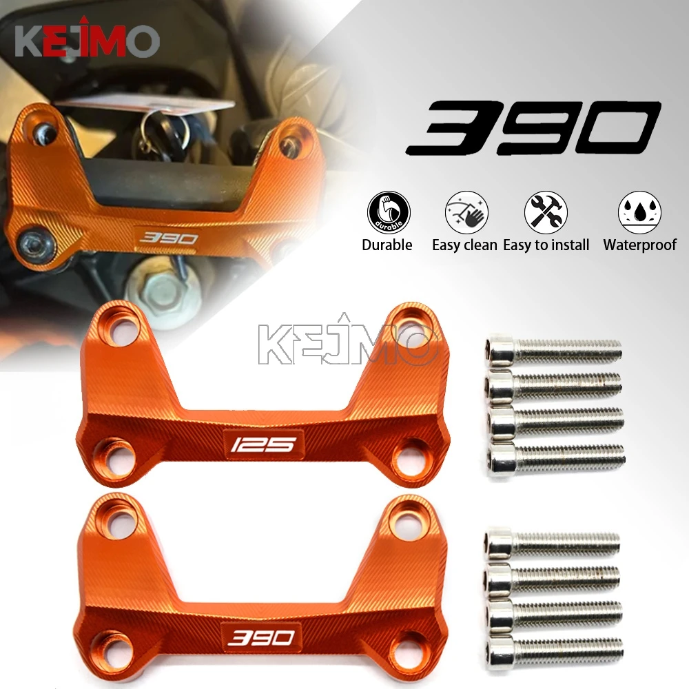 

2006 2007 FOR KTM DUKE390 DUKE125 DUKE200 DUKE 125 200 390 Duke Motorcycle Handlebar Risers Top Cover Clamp Accessories 22 2023