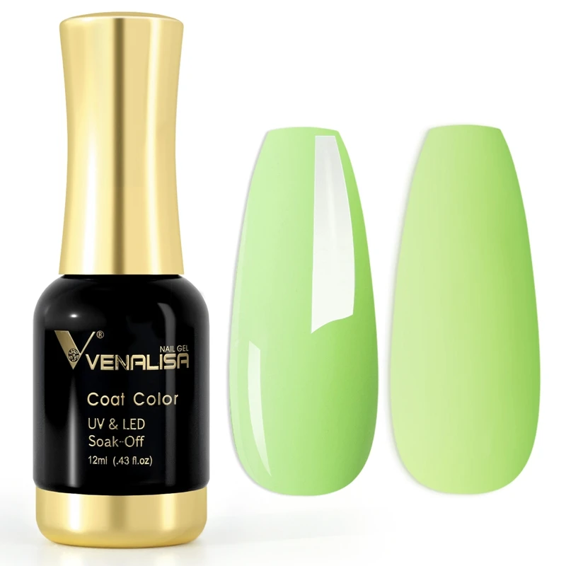 Venalisa Nagel-Gel-Nagellack, 12 ml, glitzernder, platinfarbener Gel-Nagellack, Super-Textur, Soak Off UV-LED, vollständige Abdeckung, Gel-Nagellack