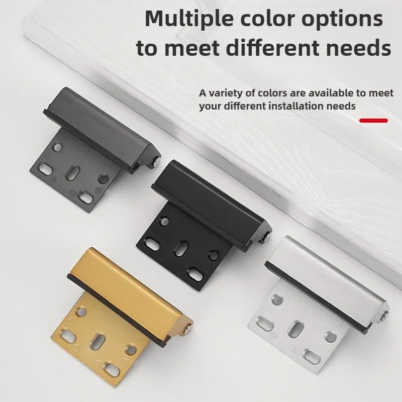 1 Uds. Cerradura de puerta de seguridad para el hogar mejorada, cerradura de refuerzo de puerta a prueba de niños con parada, cerraduras nocturnas para puerta oscilante interior