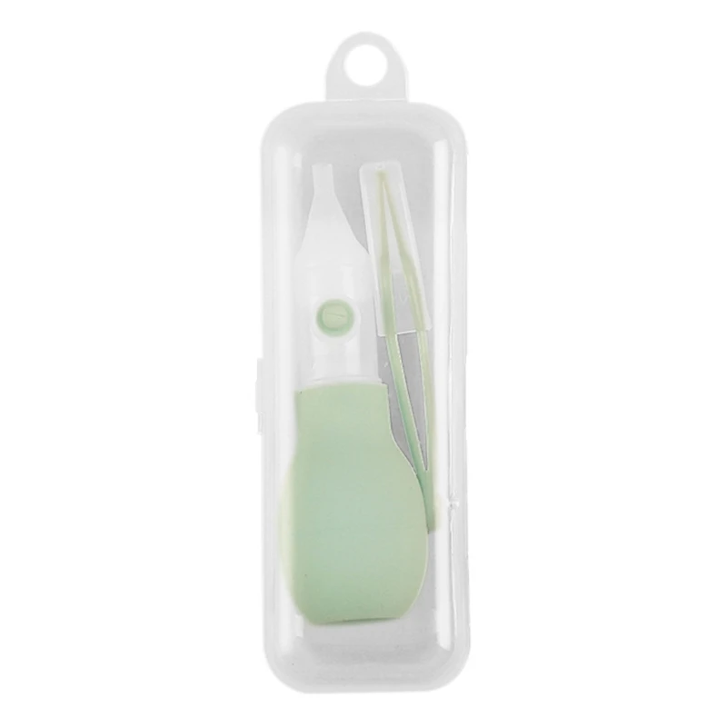 Silicone Baby Nasal Aspirator Safe Baby Nose Cleaner Easy-Squeeze Nose D5QA