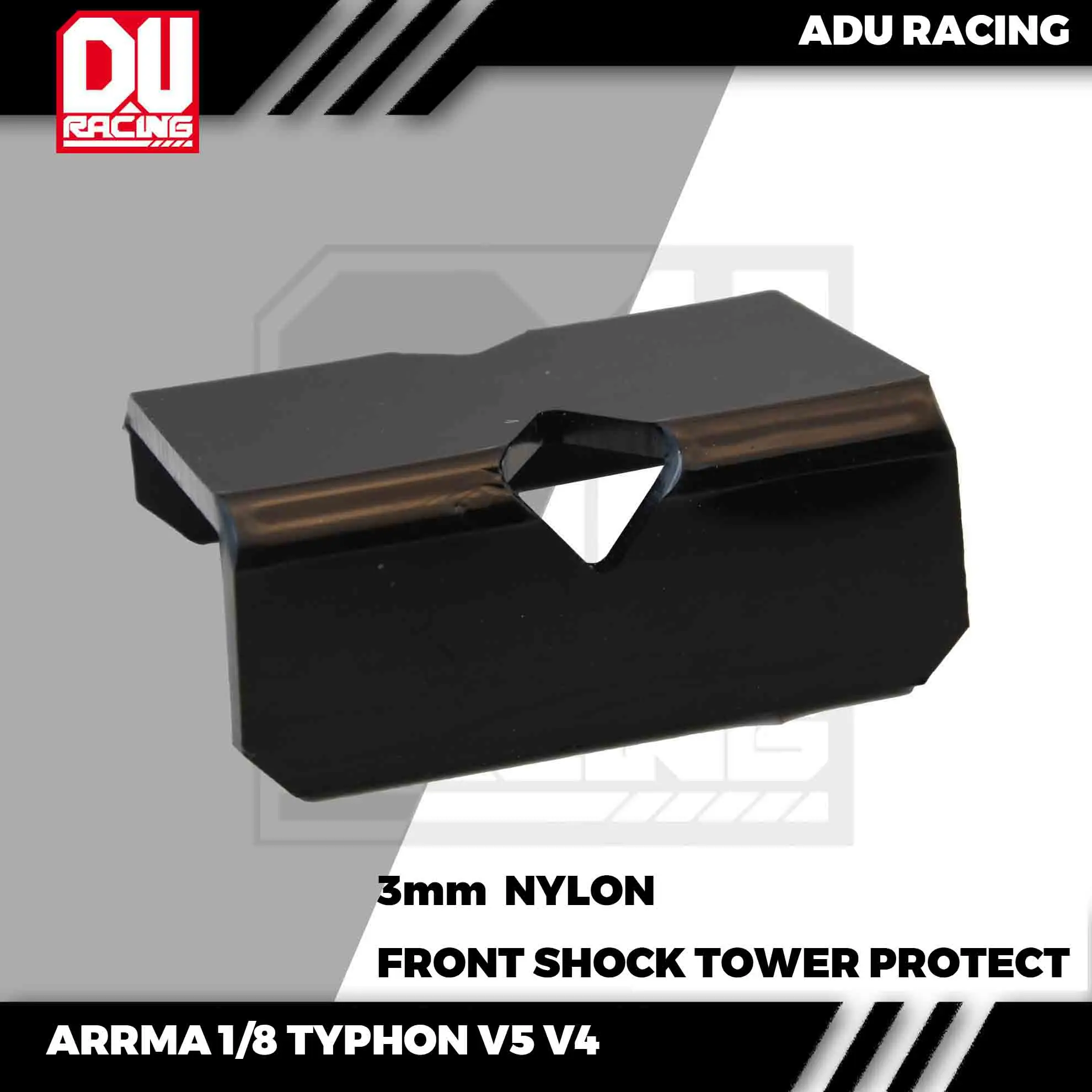 ADU RACING SHOCK TOWER PROTECT per ARRMA 1/8 TYPHON V5 V4 RTR