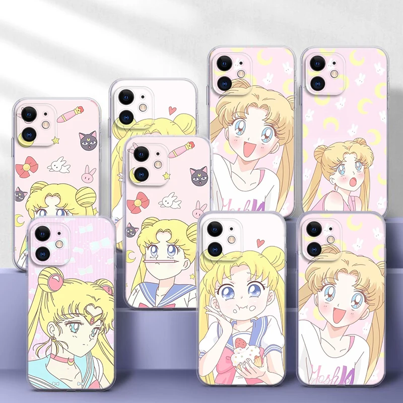 60Q Cute Sailor Moon Мягкий чехол для LG G3S G8 G8X K10 Pro K10A K11 Plus K22 K30 K40 K40S K41S K50 K50S K51 K51S K52 K62 K42