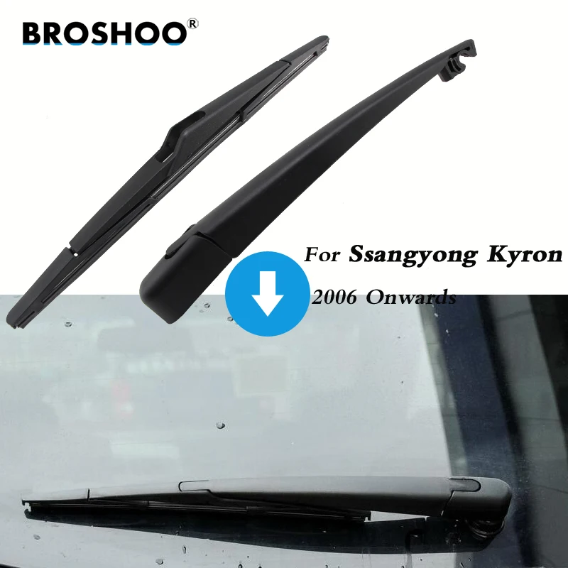 BROSHOO Car Rear Wiper Blades Back Windscreen Wiper Arm For Ssangyong Kyron Hatchback (2006-) 310mm,Windshield Auto Styling