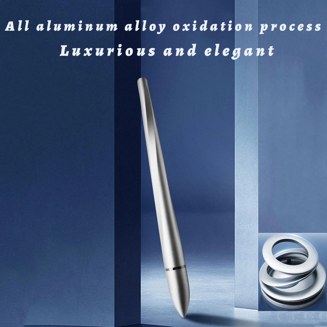 Multi-functional Silver Magnetic Levitation Signature Pen Swing Freely Not Fall Self-Stand Hover Office Business Souvenir Pen