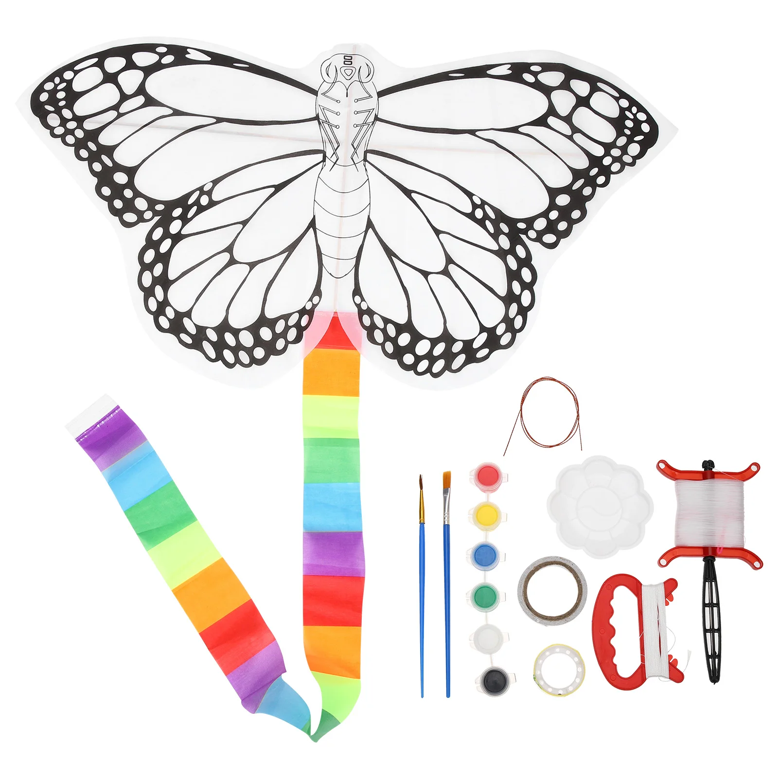 DIY vlieger materiaal tas vliegers voor kinderen maken jongen interessante tekening doek ambachtelijke kits kind schilderen