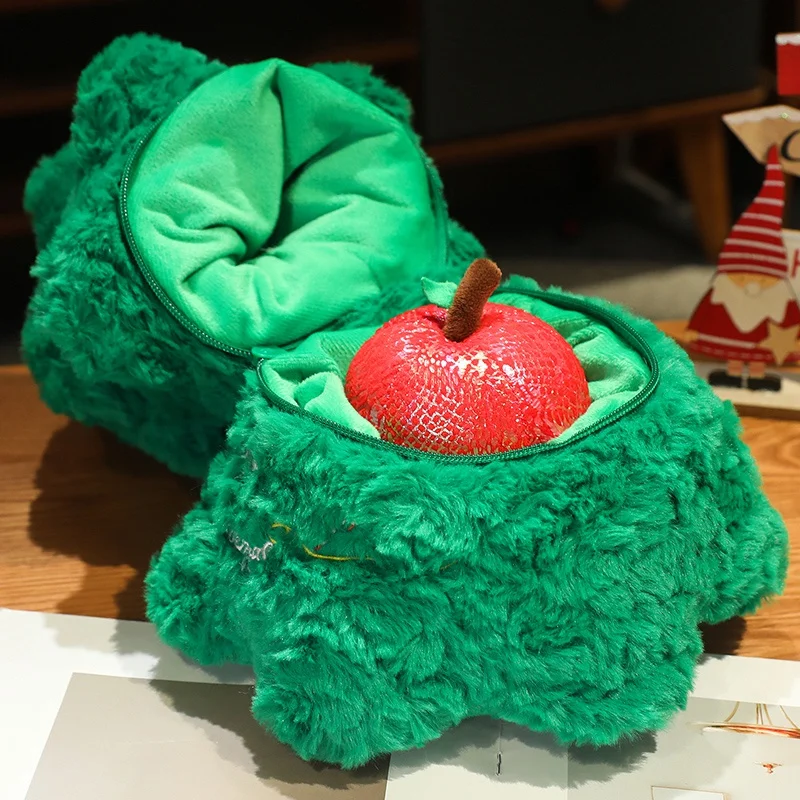 ชุดต้นคริสต์มาสคาวาอี้ ตุ๊กตาผ้าพลัฌ ของตกแต่งคริสต์มาส หมอนตุ๊กตา การ์ตูน ตุ๊กตาผ้าเนื้อนุ่ม