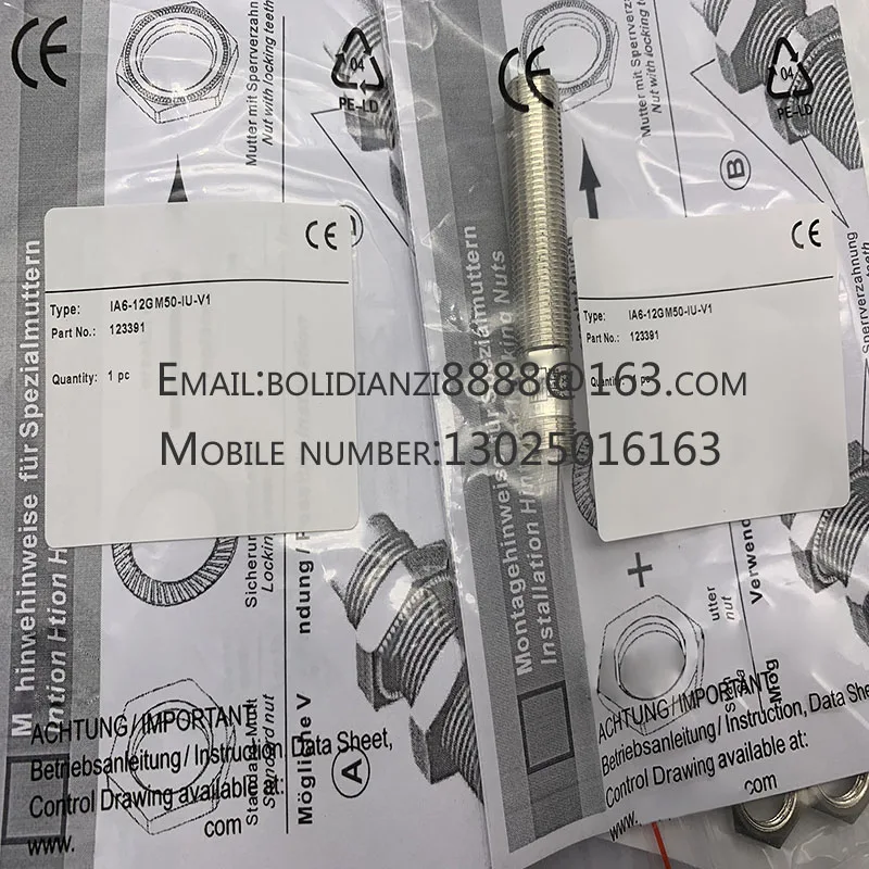 Tout nouveau capteur IA08BSN25NOM531 IA30DSN15PC1712 IA30DSN22bagCommutateur de proximité IA6-12GM35-U-V1 IA6-12GM50-IU-V1