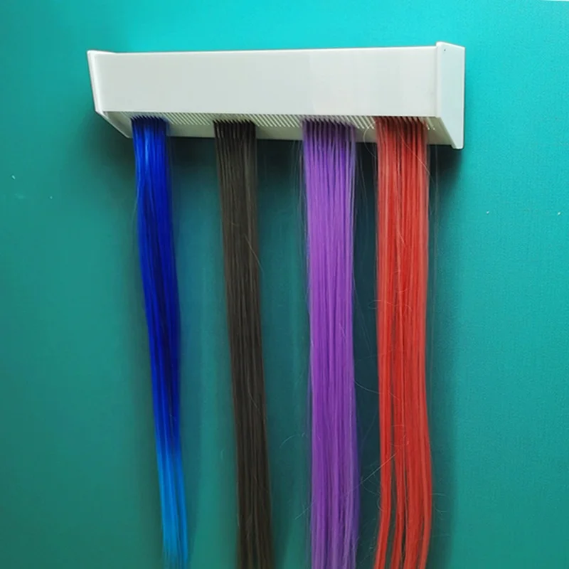 

Wholesale wall-mounted acrylic hair extension display stand wig bracket bracket