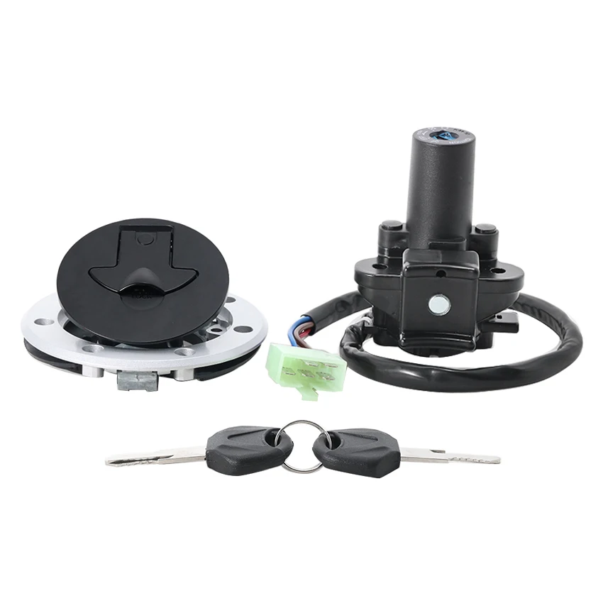 Motorrad-Schlüssel-Set mit Tankdeckel und Zündschalter für Kawasaki ZX600 ZX900 ZX750 Ninja 27005-1199 / 27005-1180 / 51049-0018 / 51049-1091 – Detail 2