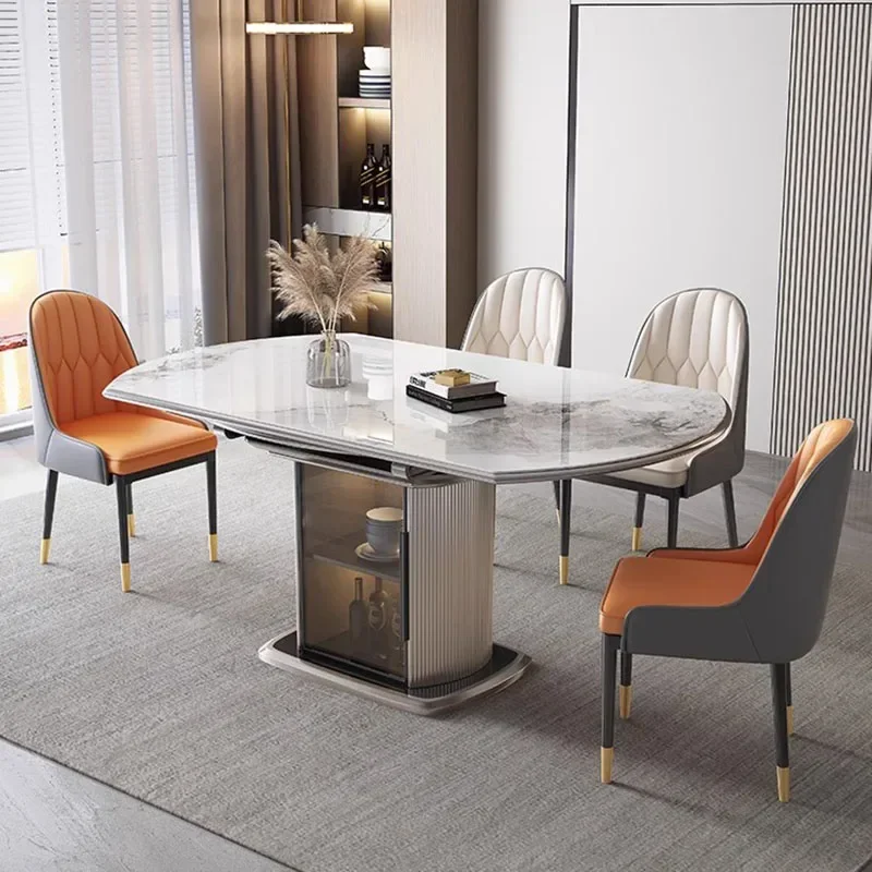 

Round Folding Dinning Tables Sets Kitchen Dining Sedentary Furniture Plastic Table Room Set Home Juegos De Comedor Muebles