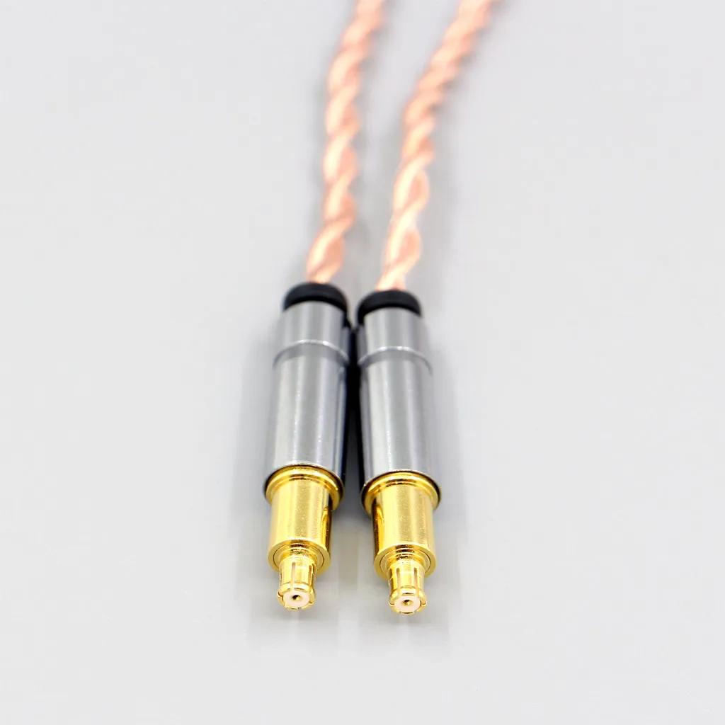 4 Core 1.7mm Litz HiFi-OFC Earphone Braided Cable For Audio Technica ATH-ADX5000 ATH-MSR7b 770H 990H A2DC Headphone LN008078