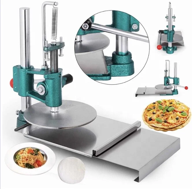 

Commercial 20cm 18cm 17cm Manual Big Diameter Pizza Chapati Pressing Forming Making Machine/Small Hand Pizza Dough Press Machine
