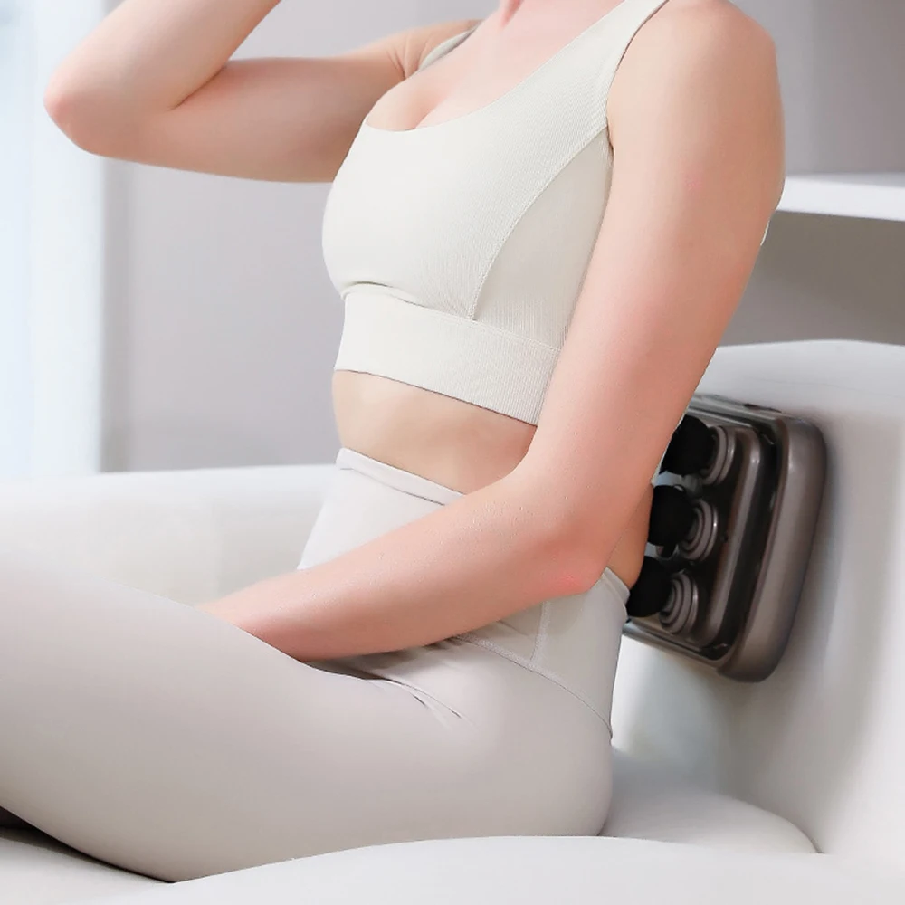 6+12-Head Deep Muscle Massager Gun High-Frequency Vibration Fascia Therapy with for Relaxation And Back Pain Relief