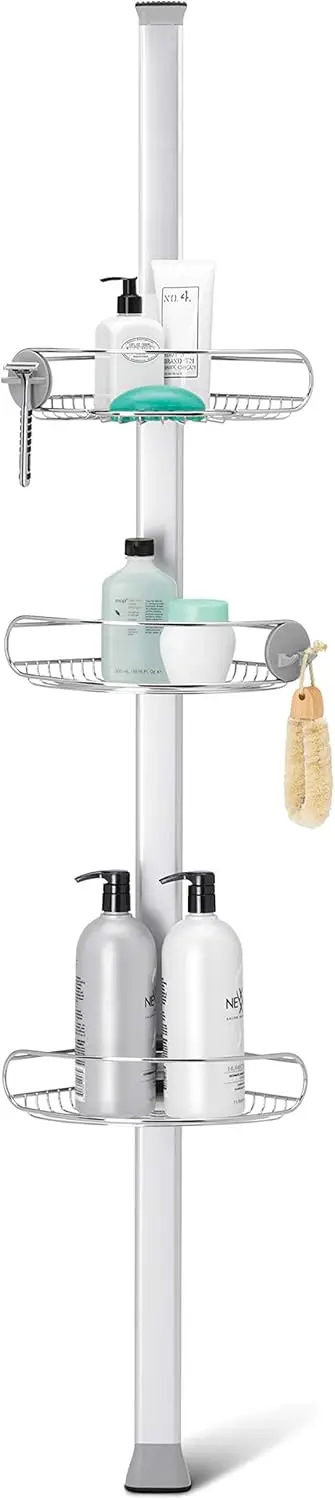 

Регулируемая душевая кабина с натяжной штангой, устойчивая к ржавчине нержавеющая сталь и алюминий, инструменты не требуется