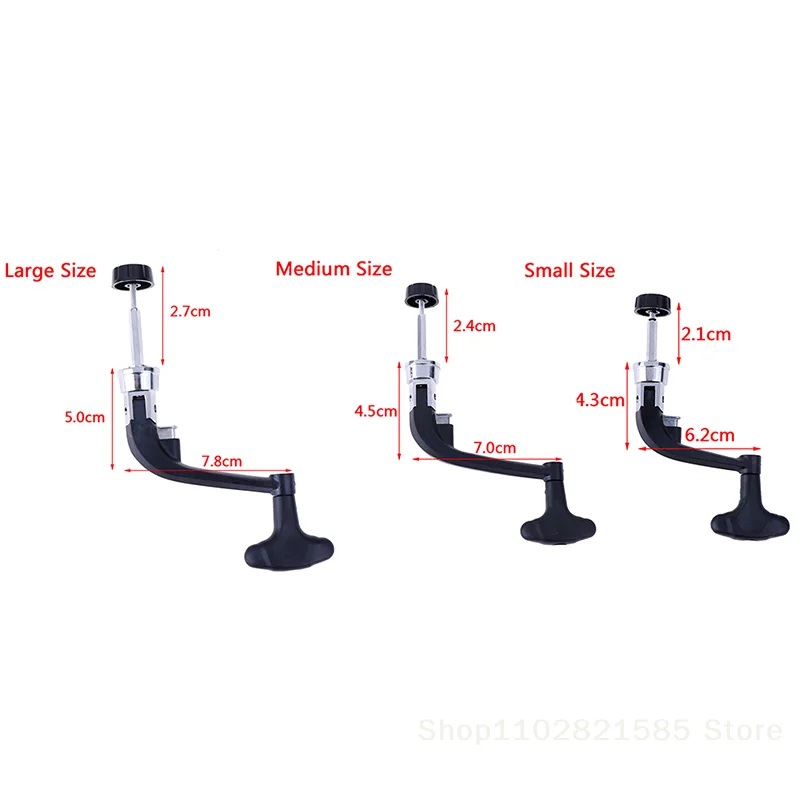 

Metal Spinning Reel Handle Grip Fishing Reel Replace Rocker Arm Crank Handle Fishing Equipment