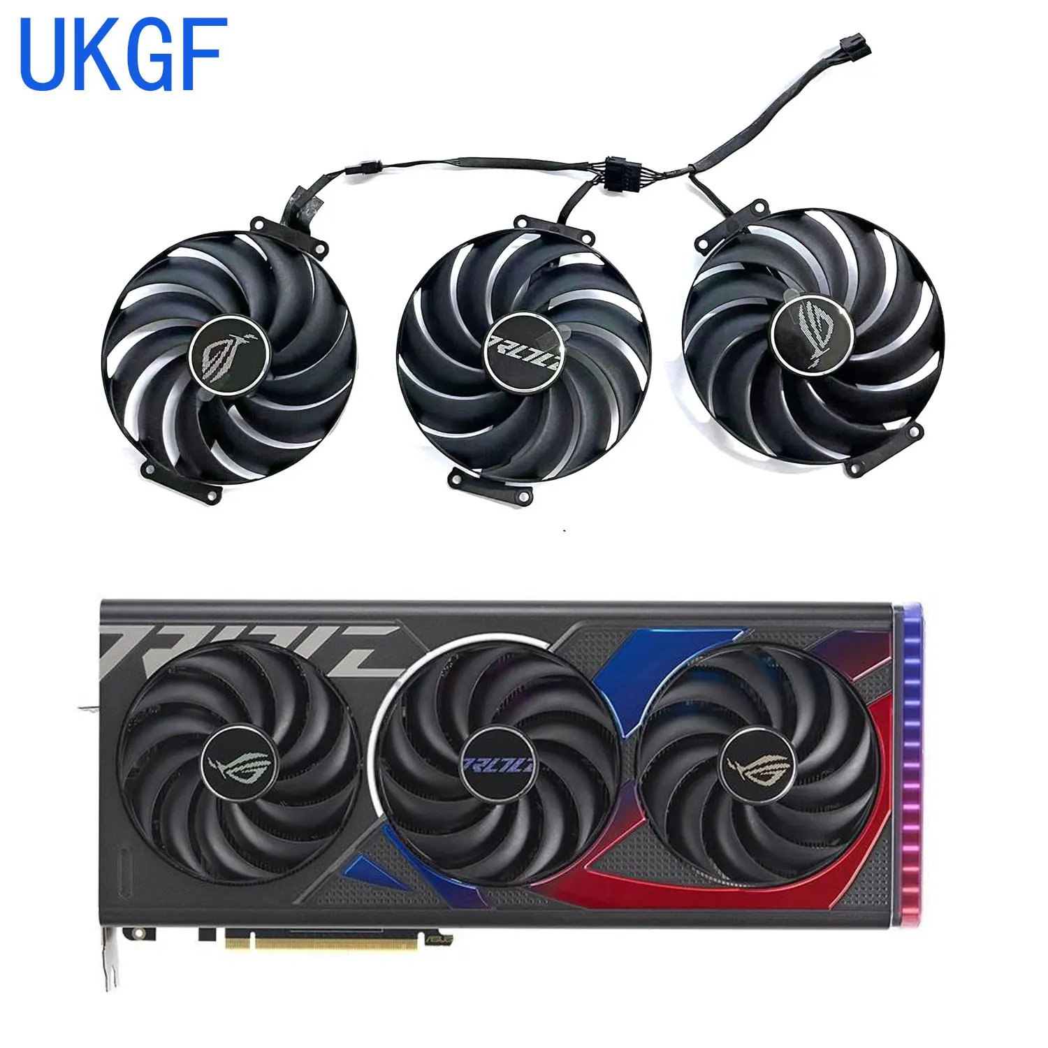 

All original T129215SU FD1015M12D 7PIN suitable for ASUS Geforce RTX 4070 4070ti ROG Strix OC graphics card cooling fan