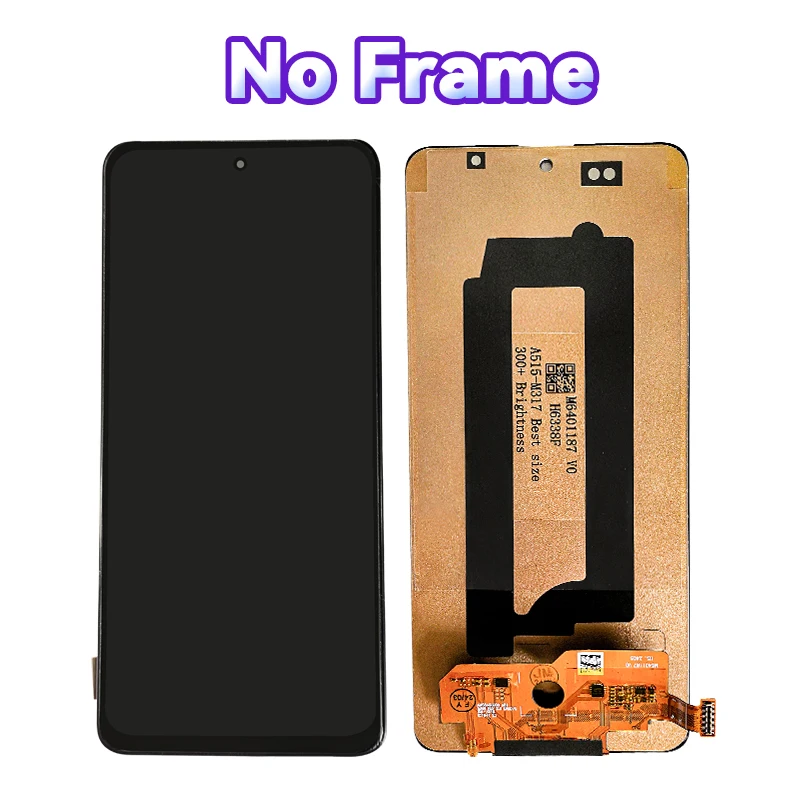 For Samsung Galaxy A51/A515 SM-A515F Touch Screen Digitizer For Samsung SM-A515F/DS Framed LCD 6.5 inches