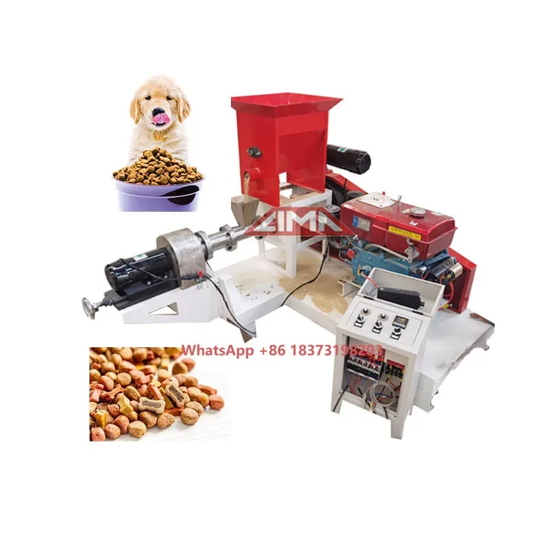 Automatic Engine Pet Food Process Machine Pet Feed Production Line Pelletizer Dog Cat Food Manufacturing Machine for Sale