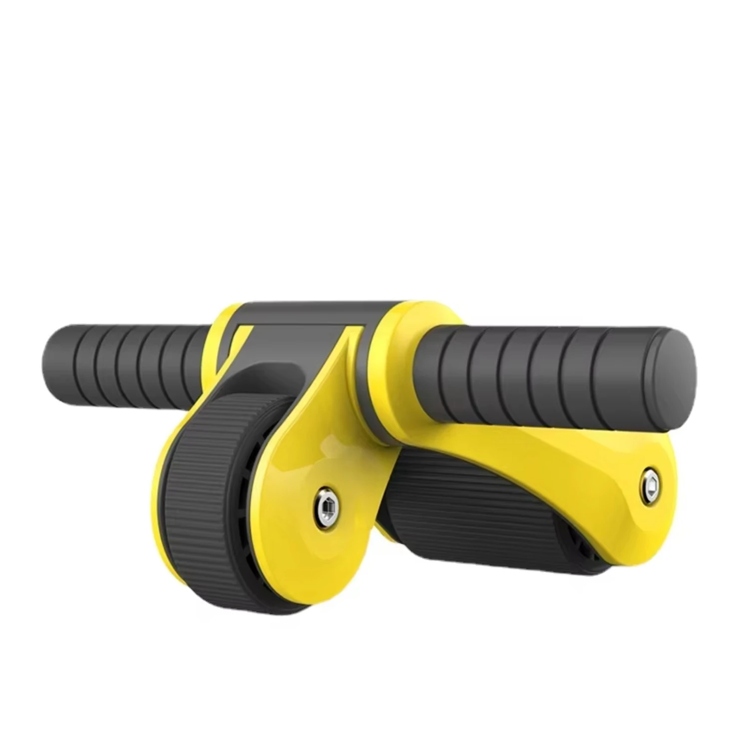 Neu Faltbare Bauch Rad Gym Ausrüstung Ab Rollen Bodybuilding Doppel-rad Lager Roller Stille Fitness Ausrüstung