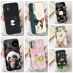 For Motorola Moto G9 Case Moto G9 Plus Play Cover Cute Cartoons Soft Silicone Black Shell For Motog9 G8 Power Phone Fundas