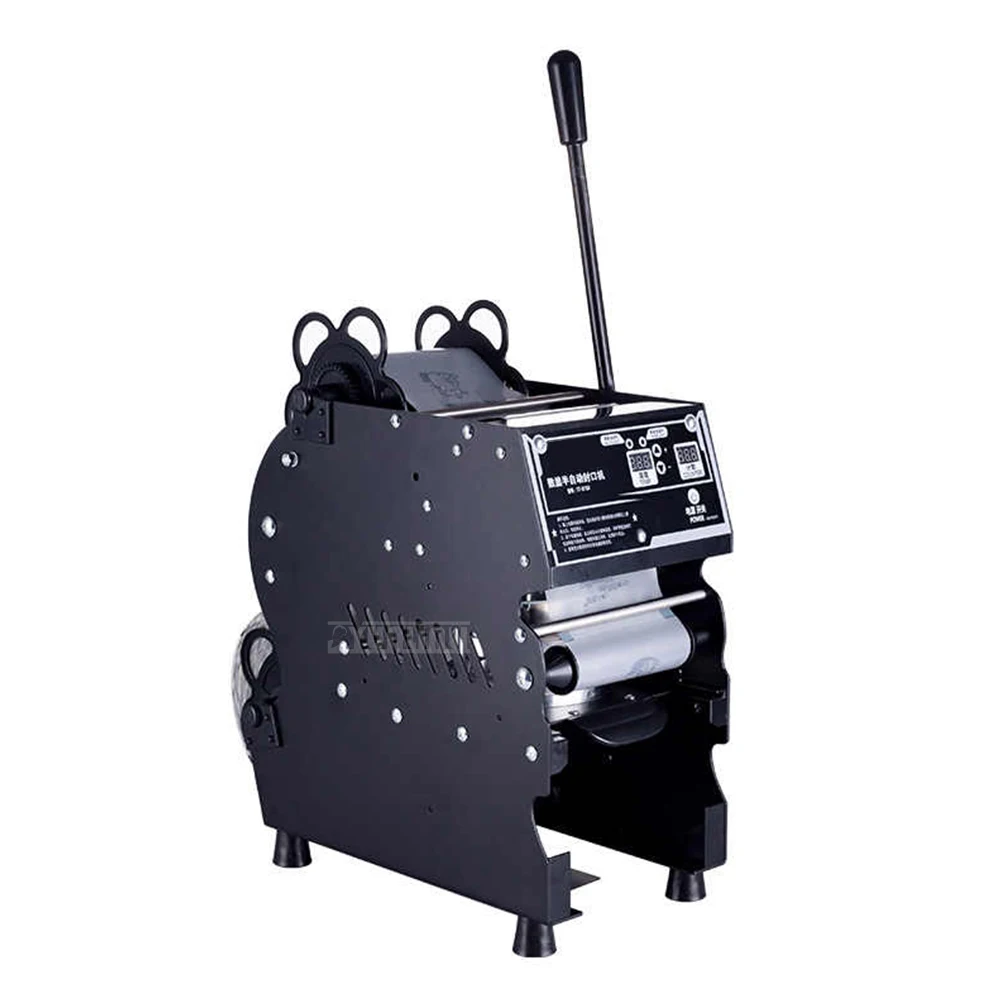 Adjustable Cup Sealing Machine Semi-Automatic Digital Milk Tea Sealer Temperature for Beverage Business - view 6