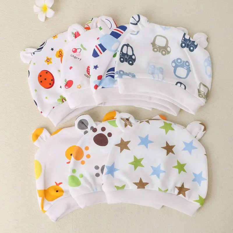 

Cartoon Print Photography Baby Hat Princess Summer Newborn Baby Bonnet Comfortable Breathable Infant Sun-proof Hat