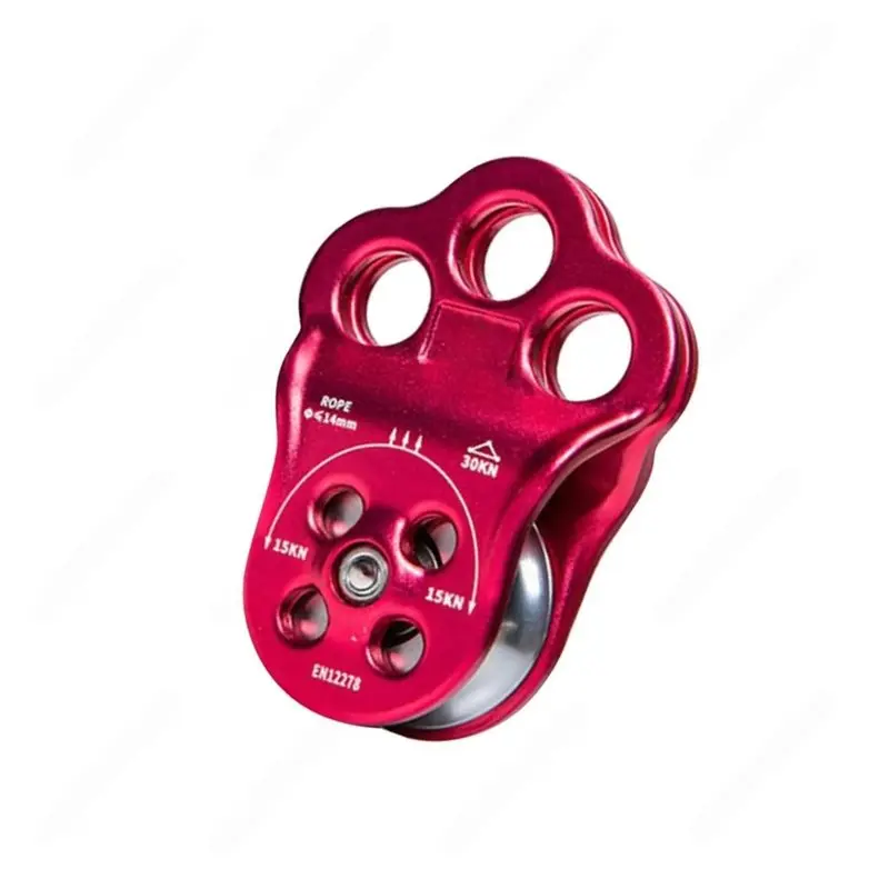 【Price Drop !!】Arborist Tree Climbing Pulley 30KN Hitch Climber Pulley Bearing Equipment For Rigging Hauling A view 5