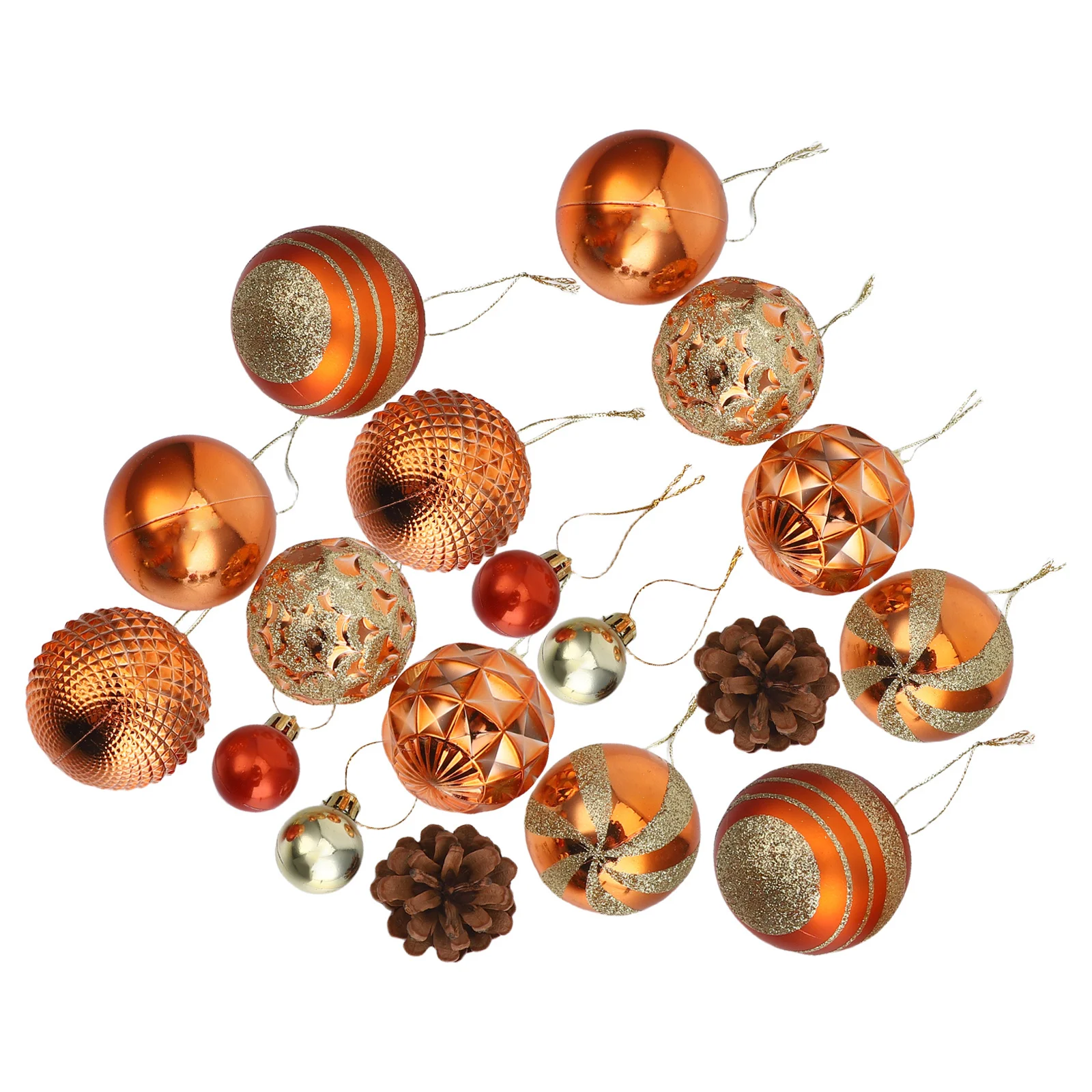 

42Pcs Christmas Tree Ball Decorations Festive Hanging Ornaments for Xmas Party Home Office Holiday Decorative Display