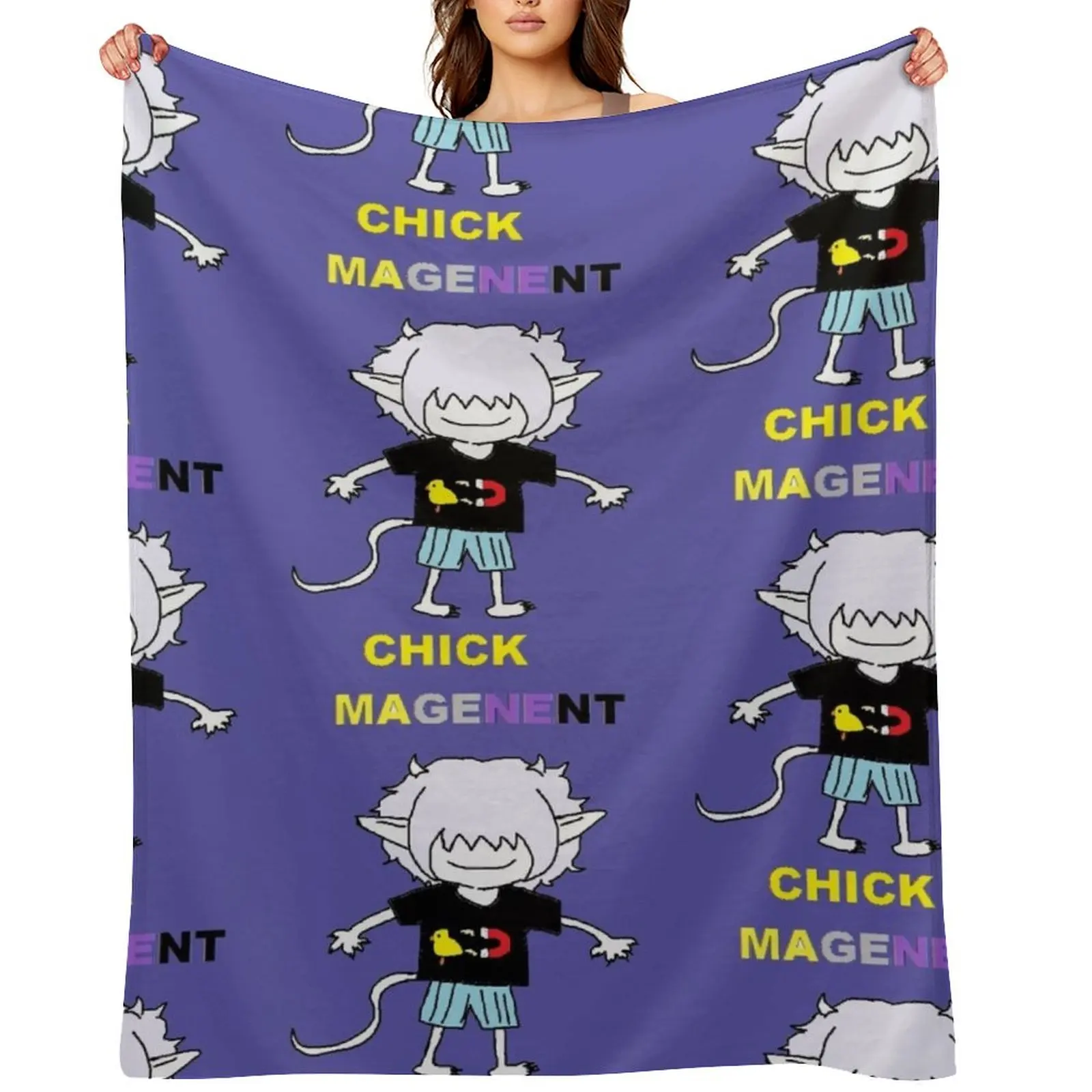 Imán de pollito * versión más fresca * Manta decorativa a cuadros suave, ideas para regalos de San Valentín, mantas para mantas de bebé