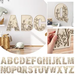 12 Inch Wood Letter Alphabet Art Crafts DIY Free Standing Wedding Birthday Xmas Party Home Decoration Personalised Name Design