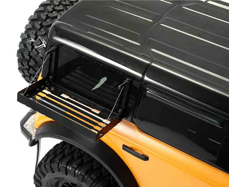 ل Trax Trx-4 برونكو صندوق الأدوات المعدنية الخلفية سيارة شل أداة صندوق 1/10 Rc قطع غيار السيارات