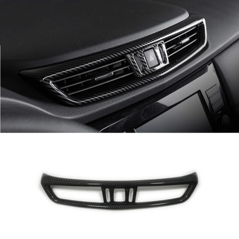 

For Nissan X-Trail X Trail Rogue T32 2014-2020 Accessories LHD Window Switch Control AC Outlet Vent Frame Central Control Trim