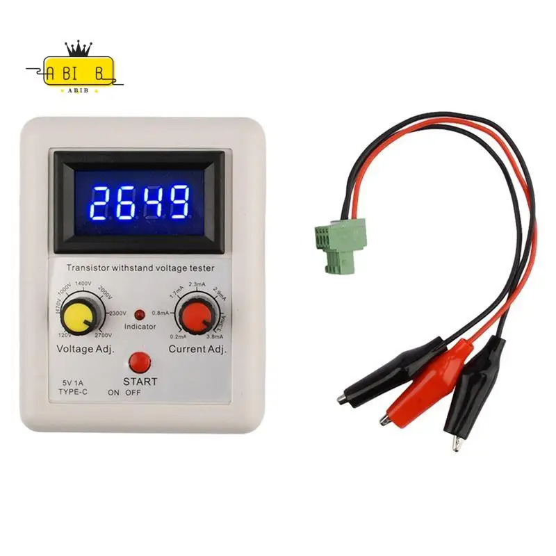 ABIB -IGBT Voltage Capability Transistor Tester Diode MOS Triode LED Voltage Capability Test Tool 120-2700V Durable (Blue Standa