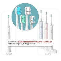 Replacement Brush Heads For XIAOMI MIJIA T300/T500/T700 Sonic Electric Toothbrush Soft Bristle With Caps Vacuum Package Nozzles